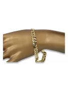 Yellow rose gold bracelet ★ russiangold.com ★ Gold 585 333 Low price