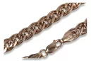 Rose russe 14k 585 or Monaliza bracelet creux cb002r