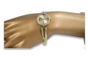 Gelb 14k gold lady rund Geneve watch lw075ydy