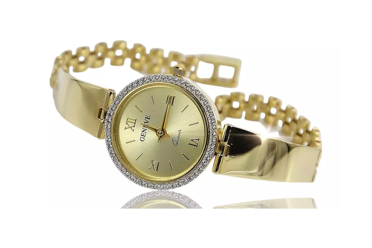 Gold Ladies watch ★ https://zlotychlopak.pl/fr/ ★ Pureté d'or 585 333 Low price!