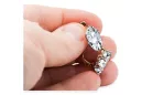 Original Vintage 14K Rose Gold Zircon Ring Vintage vec021r