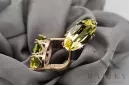 Original Jahrgang 14K Rose Gold Gelb Peridot Ring Vintage Stil vec021r