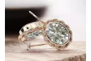 Zircon Original Vintage 14K Розовое золото кольцо Винтаж стиль vec007r