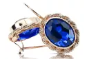 Vintage Jewlery Ring Sapphire Original Vintage 14K Rose Gold vec007r