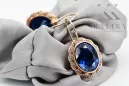 Vintage Jewlery Ring Sapphire Original Vintage 14K Rose Gold vec007r