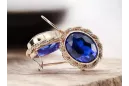 Vintage Jewlery Ring Sapphire Original Vintage 14K Rose Gold vec007r