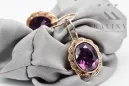 Amethyst Original Vintage 14K Roségold Ring Vintage Schmuck vec007r