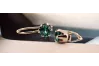 Vintage Jewlery Ring Emerald Original Vintage 14K Rose Gold vec056r