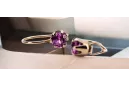 Amethyst Original Vintage 14K Rose Gold Inel Vintage style vec056r