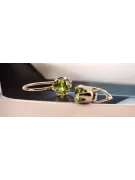 Inel Galben Peridot Original Vintage 14K Roz Aur Vintage vec056r