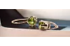 Ring Gelber Peridot Original Vintage 14K Roségold Vintage vec056r
