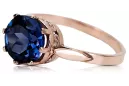 Original Vintage 14K Rose Gold Sapphire Ring Vintage Jewlery vrc366r