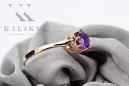 Russische Sowjetrose 14k 585 gold Alexandrite Ruby Emerald Saphir Zircon Ring vrc189