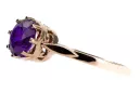 Russe rose soviétique 14k 585 or Alexandrite Ruby Emerald Sapphire Zircon ring vrc189