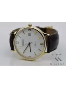 Gold men's watch Geneve ★ zlotychlopak.pl ★ Gold purity 585 333 Low Price!