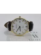 Reloj de oro para hombre Geneve ★ zlotychlopak.pl ★ Pureza de oro 585 333 Precio bajo!