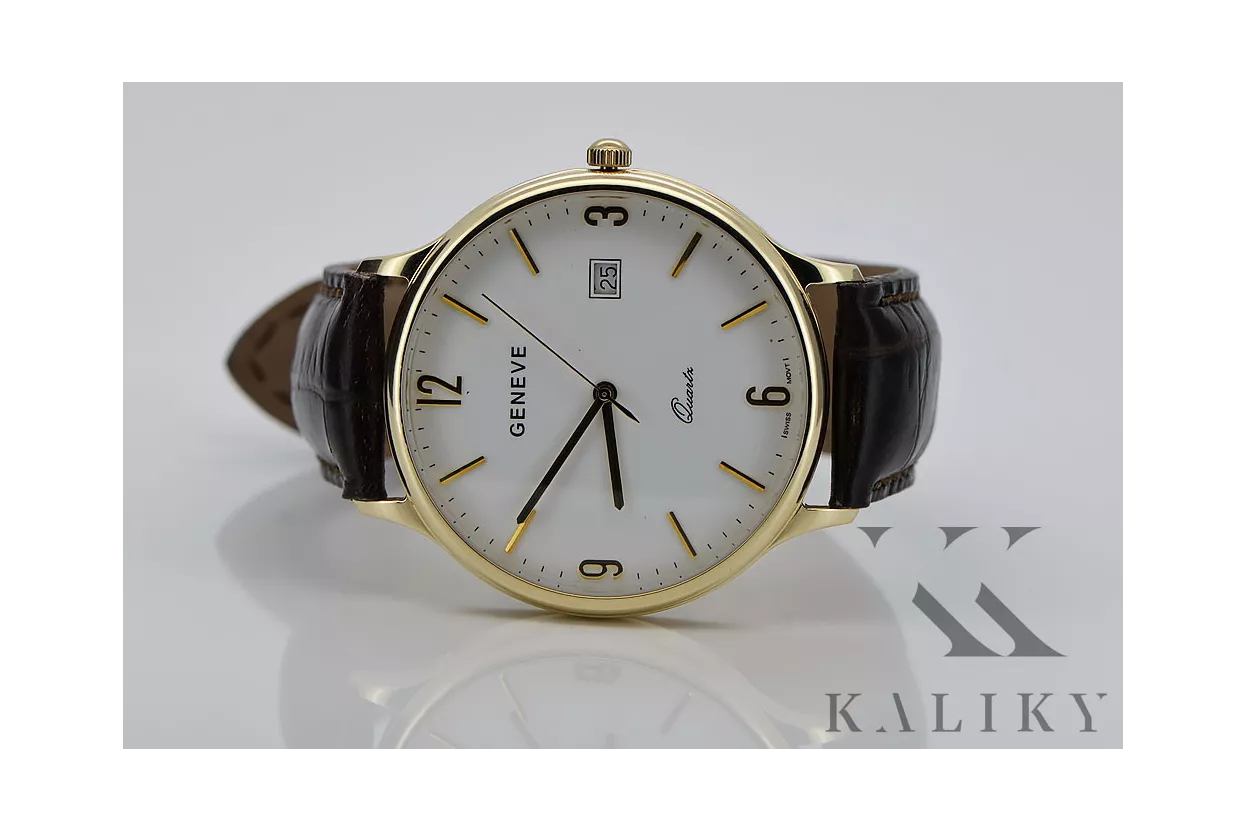 Montre homme en or Genève ★ zlotychlopak.pl ★ Pureté de l’or 585 333 Prix bas!