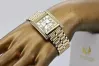 Yellow 14k gold men's watch Geneve mw010ydg&mbw007y