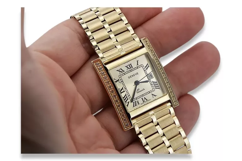 Goldene Herrenuhr Geneve ★ https://zlotychlopak.pl/de/ ★ Goldreinheit 585 333 Niedriger Preis!