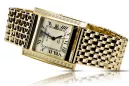 Gold men's watch Geneve ★ zlotychlopak.pl ★ Gold purity 585 333 Low Price!