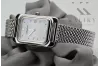 14K White Gold Square Women's Watch, lw003wdw