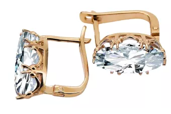 Original Vintage 14K Rose Gold Zircon Ring Vintage vec021r