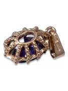 Alexandrite оригінальний Vintage 14K рожевий золото кулон Vintage ремесла vpc008r