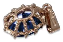 Pendentif Sapphire Original Vintage 14K Rose Gold Vintage style vpc008r