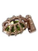 Colgante Peridote Amarillo Original Vintage 14K Rose Gold Vintage craft vpc008r