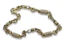 Bracelet en or jaune 14 carats ★ https://zlotychlopak.pl/fr/ ★ Or 585 333 Pas cher