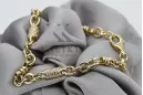 Yellow rose gold bracelet ★ russiangold.com ★ Gold 585 333 Low price