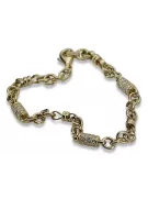 Bracelet en or jaune 14 carats ★ https://zlotychlopak.pl/fr/ ★ Or 585 333 Pas cher