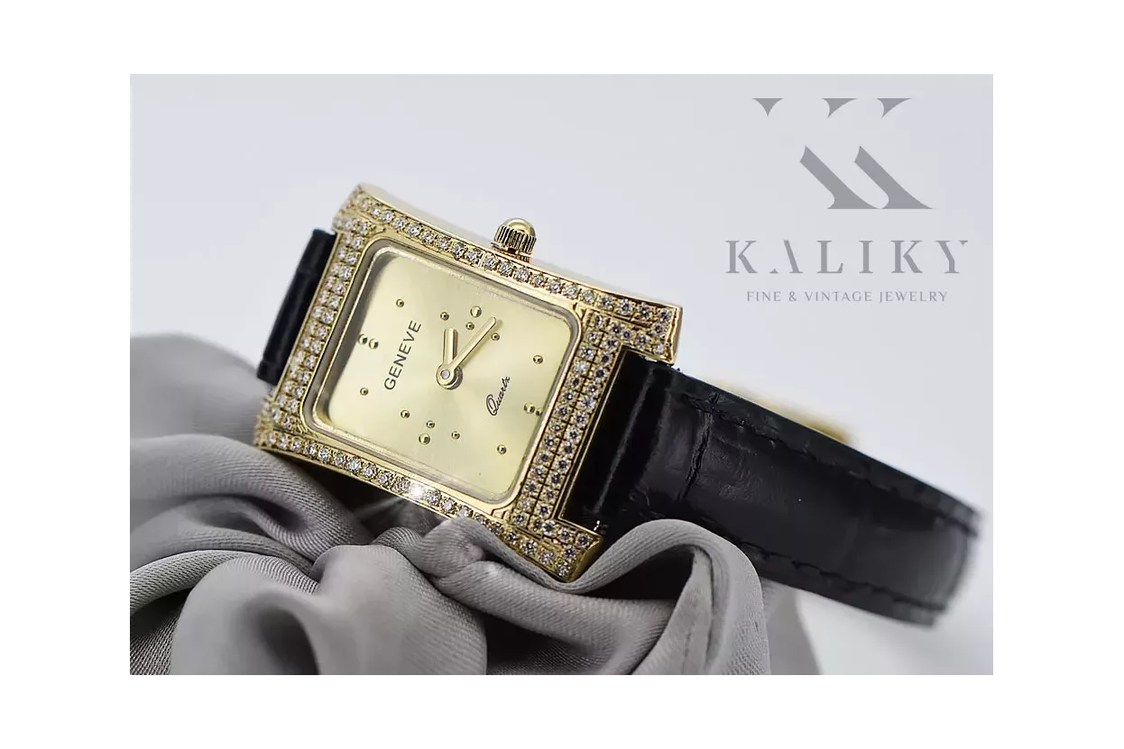 Gold ladies watch ★ zlotychlopak.pl ★ Gold purity 585 333 Low price!