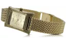 Gold men's watch Geneve ★ zlotychlopak.pl ★ Gold purity 585 333 Low Price!