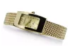 Amarillo 14k 585 oro Reloj de pulsera para la señora Geneve lw090y&lbw003y