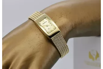 Ceas de aur pentru bărbați Geneve ★ zlotychlopak.pl ★ Puritatea aurului 585 333 Preț scăzut!