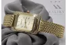 Yellow 14k 585 gold Lady Geneve wrist watch lw054ydg&lbw003y