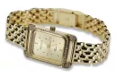 Gold men's watch Geneve ★ zlotychlopak.pl ★ Gold purity 585 333 Low Price!