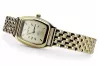 Yellow 14k 585 gold Lady Geneve wrist watch lw042ydy&lbw004y