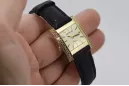 Gold men's watch Geneve ★ zlotychlopak.pl ★ Gold purity 585 333 Low Price!