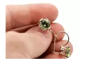 Original Vintage 14K Rose Gold Yellow Peridot Earrings Vintage style vec029r