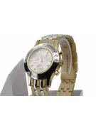 Yellow gold men's Lady Geneve round watch mw068yw