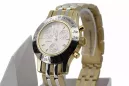 Yellow gold men's Lady Geneve round watch mw068yw