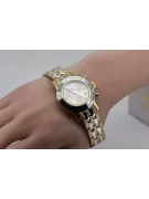 Чоловічий круглий годинник Lady Geneve mw068yw з жовтого золота