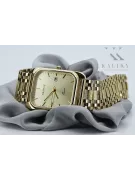 Gold men's watch Geneve ★ zlotychlopak.pl ★ Gold purity 585 333 Low Price!