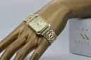 Gold men's watch Geneve ★ zlotychlopak.pl ★ Gold purity 585 333 Low Price!