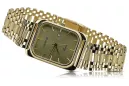 Gold men's watch Geneve ★ zlotychlopak.pl ★ Gold purity 585 333 Low Price!