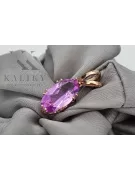 Anhänger Vintage-Stil Amethyst Original Vintage 14 K Roségold vpc019r