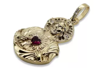 Zawieszka medalion Jezus ★ złotychlopak.pl ★ Złoto 585 333 niska cena