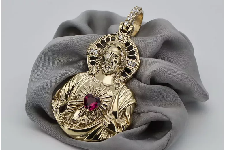 Jezus medallion icon pendant ★ zlotychlopak.pl ★ Gold 585 333 low price